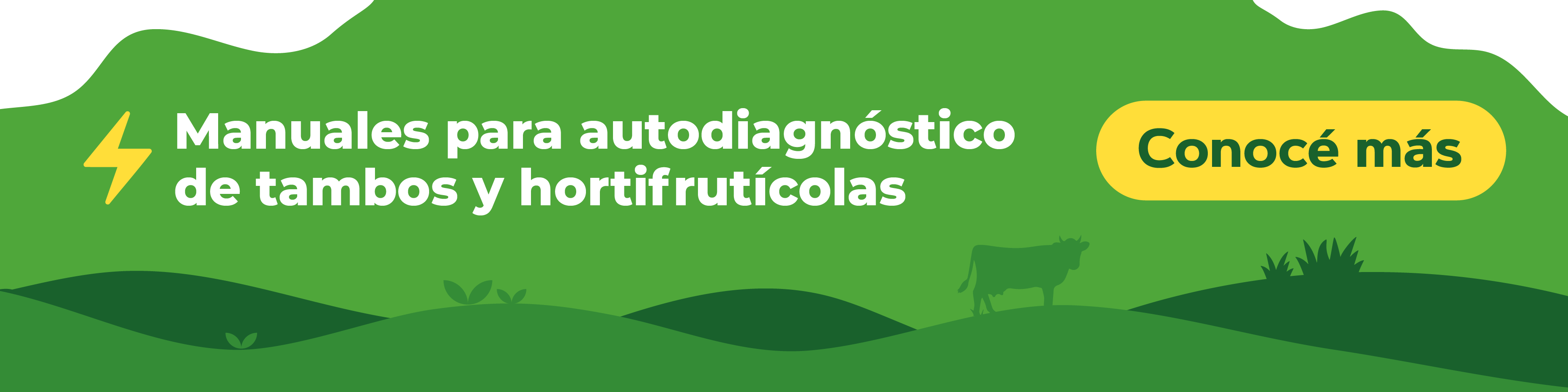 Manuales para autodiagnóstico de tambos y hortifrutícolas
